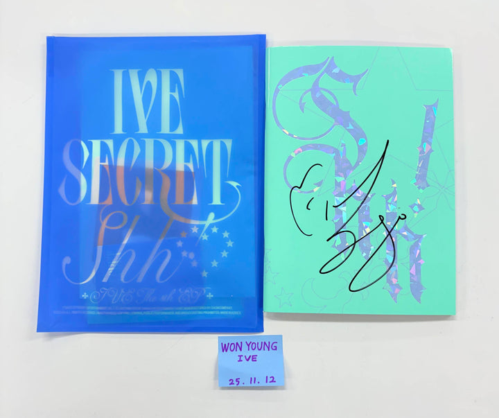 Wonyoung (Of IVE) "IVE SECRET" - Hand Autographed(Signed) Album [25.11.12]