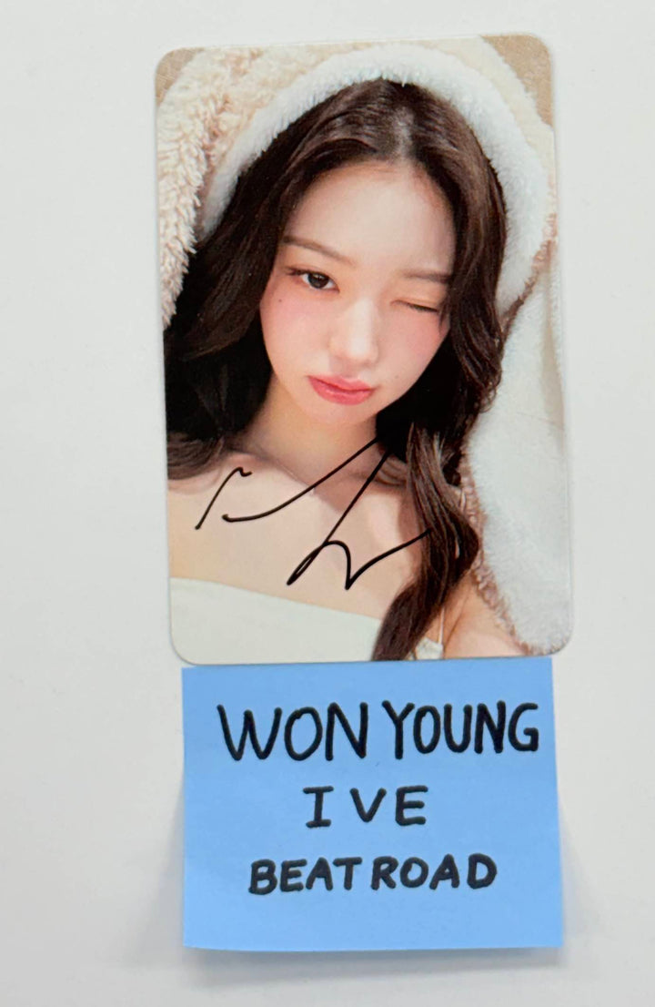Wonyoung (Of IVE) "IVE SECRET" - Hand Autographed(Signed) Photocard [25.11.12]