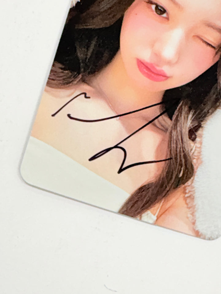 Wonyoung (Of IVE) "IVE SECRET" - Hand Autographed(Signed) Photocard [25.11.12]