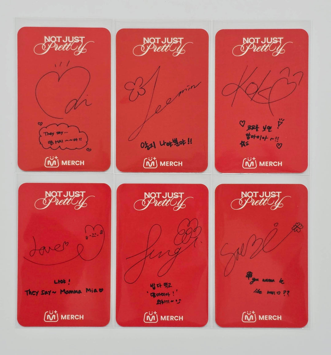 IZNA "Not Just Pretty" - M Net+ Signing Event Photocard [25.11.12]