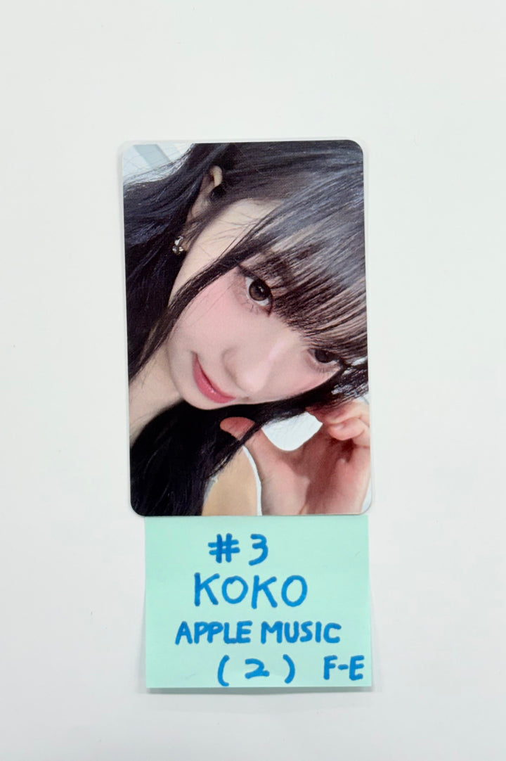 IZNA "Not Just Pretty" - Apple Music Fansign Event Photocard (posterbook ver.)(Supercrush ver.) [25.11.13]