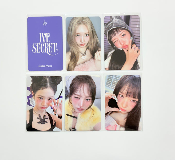 IVE "IVE SECRET" - Withmuu Fansign Event Photocard [25.11.13]