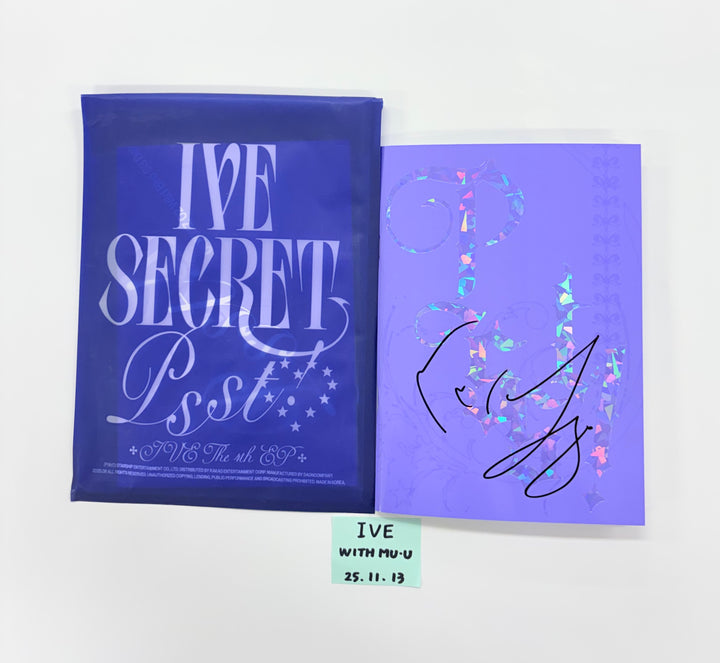 Wonyoung (Of IVE) "IVE SECRET" - Hand Autographed(Signed) Album [25.11.13]