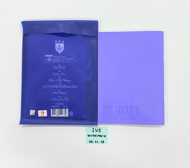 Wonyoung (Of IVE) "IVE SECRET" - Hand Autographed(Signed) Album [25.11.13]