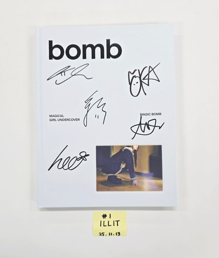 ILLIT  "bomb" - Hand Autographed(Signed) Promo Album [25.11.13]