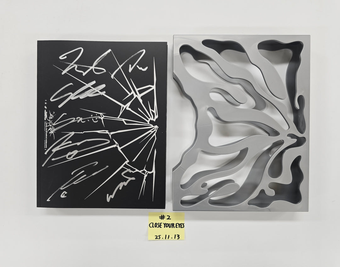 CLOSE YOUR EYES "Blackout" - Hand Autographed(Signed) Promo Album [25.11.13]