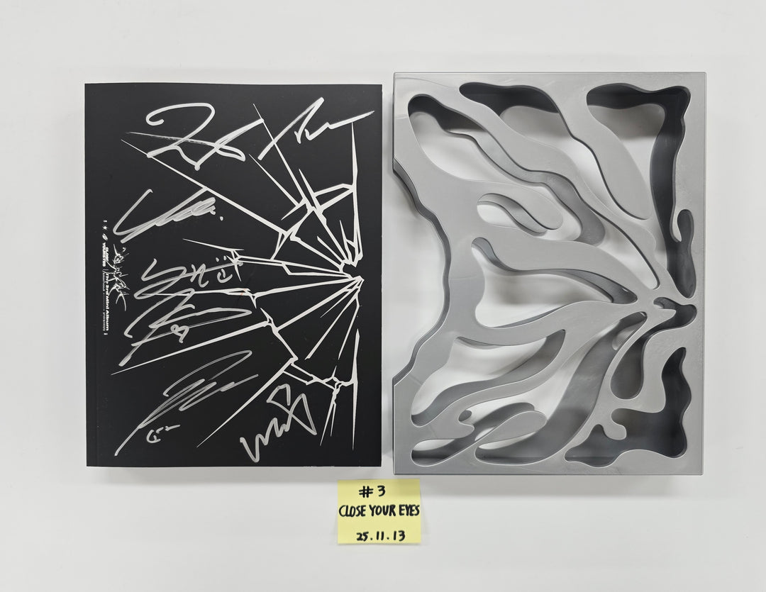 CLOSE YOUR EYES "Blackout" - Hand Autographed(Signed) Promo Album [25.11.13]