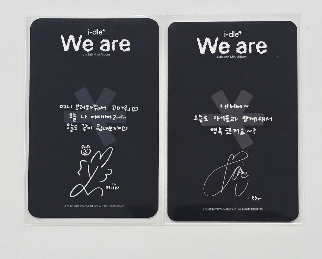 i-dle "We are" - Broadcast Photocard [25.11.14]