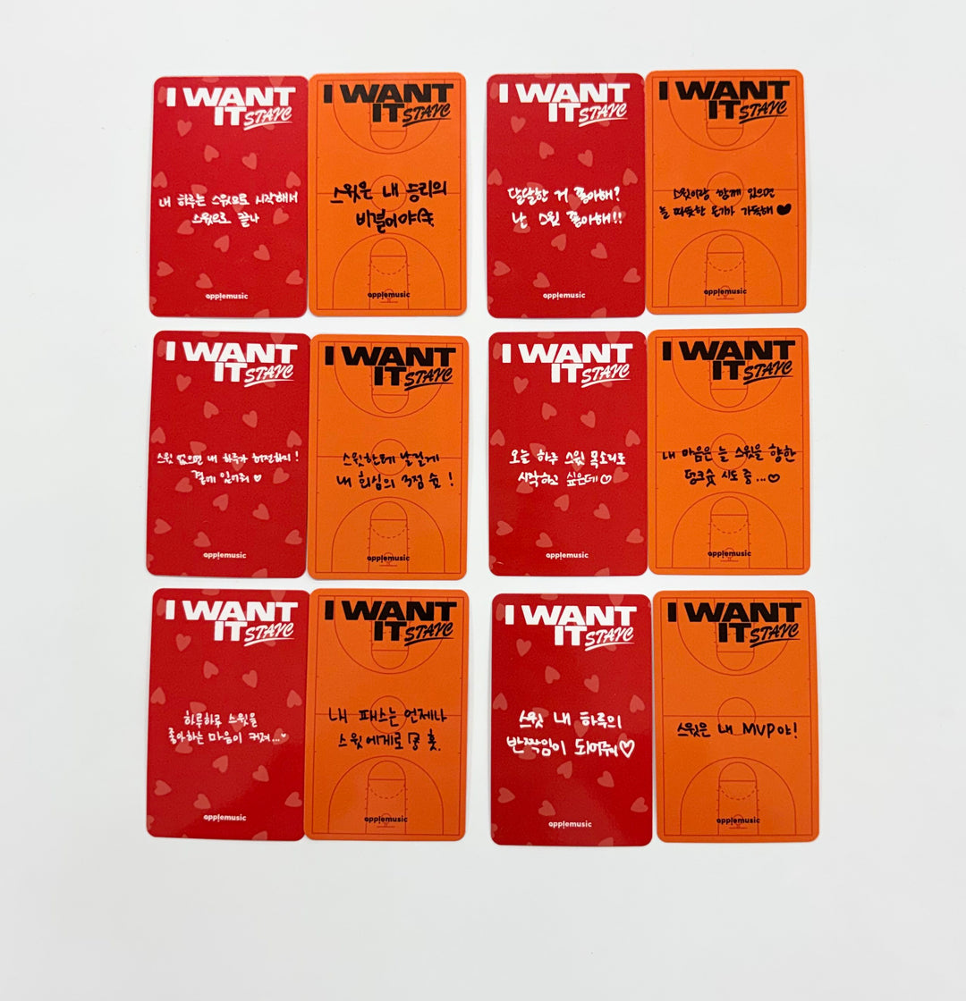 STAYC "I WANT IT" - Apple Music Fansign Event Photocard (minipack ver.) R4 [25.11.17]