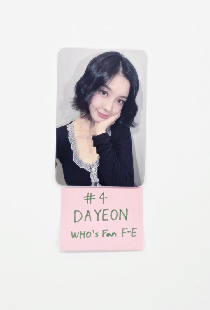 Kep1er "BUBBLE GUM" - Who's fan Fansign Event Photocard R2 [25.11.17]