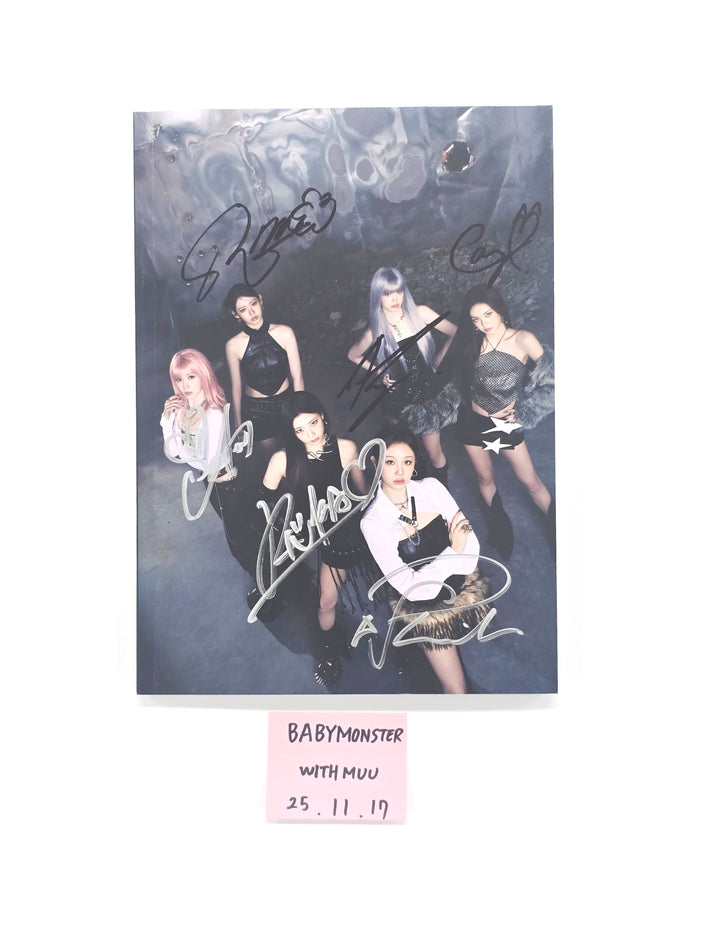 BABYMONSTER  "WE GO UP" - Hand Autographed(Signed) Album [25.11.17]