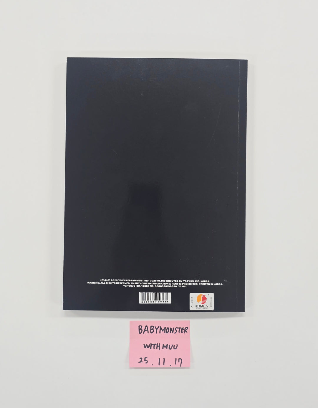 BABYMONSTER  "WE GO UP" - Hand Autographed(Signed) Album [25.11.17]