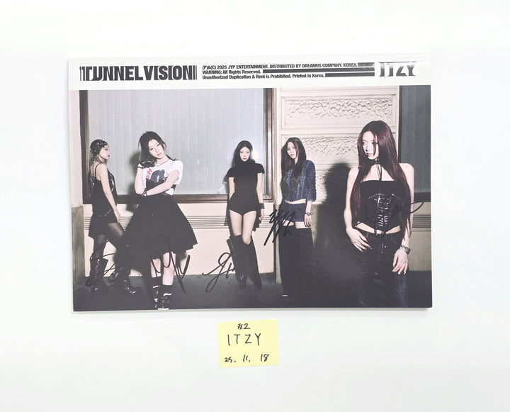 ITZY "TUNNEL VISION" - Hand Autographed(Signed) Promo Album [25.11.18]