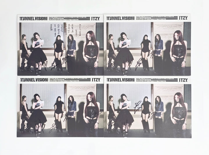 ITZY "TUNNEL VISION" - Hand Autographed(Signed) Promo Album [25.11.18]