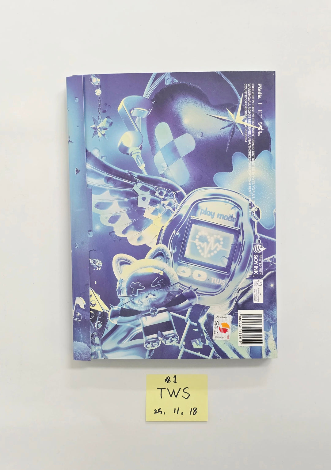 TWS "Play hard" - Hand Autographed(Signed) Promo Album [25.11.18]