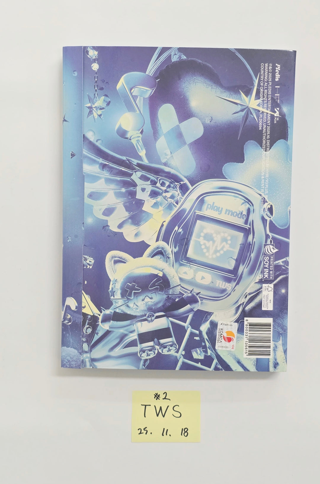 TWS "Play hard" - Hand Autographed(Signed) Promo Album [25.11.18]