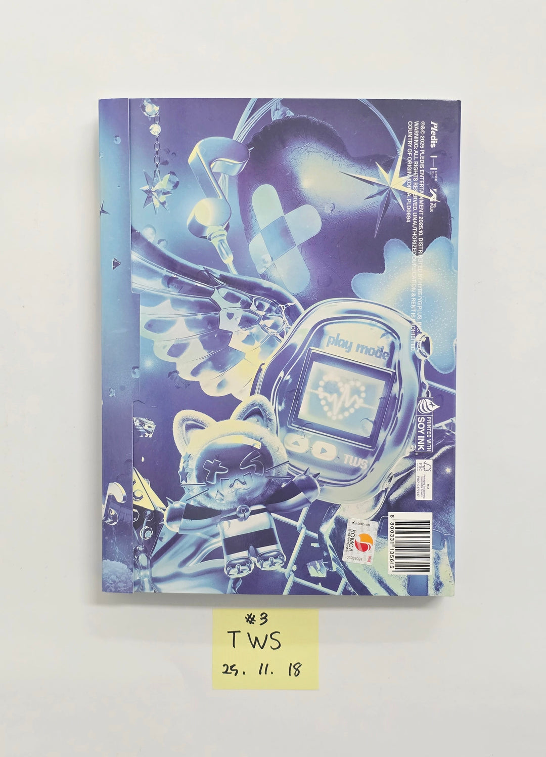 TWS "Play hard" - Hand Autographed(Signed) Promo Album [25.11.18]