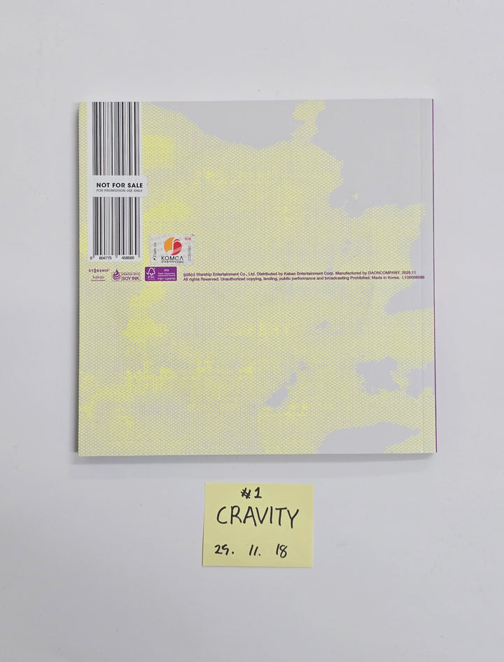 CRAVITY "Dare to Crave : Epilogue" - Hand Autographed(Signed) Promo Album [25.11.18]
