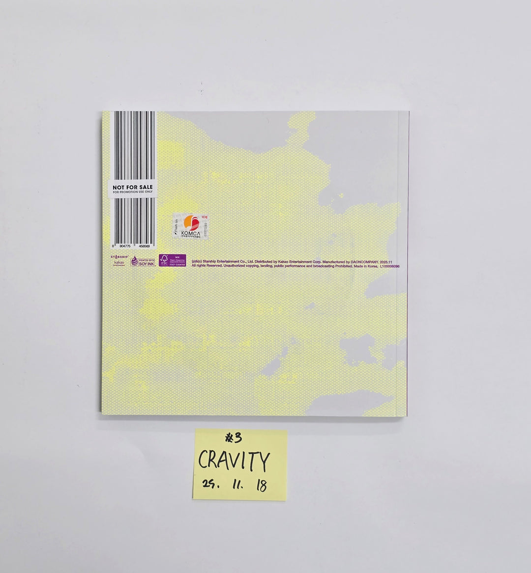 CRAVITY "Dare to Crave : Epilogue" - Hand Autographed(Signed) Promo Album [25.11.18]