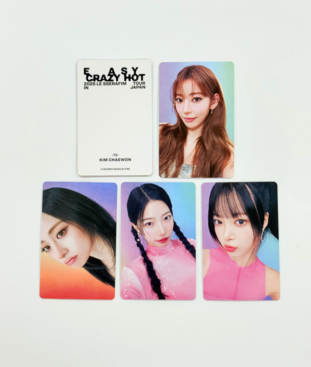 Le Sserafim - 2025 Tour in Japan T-Shirt Photocard [25.11.18]