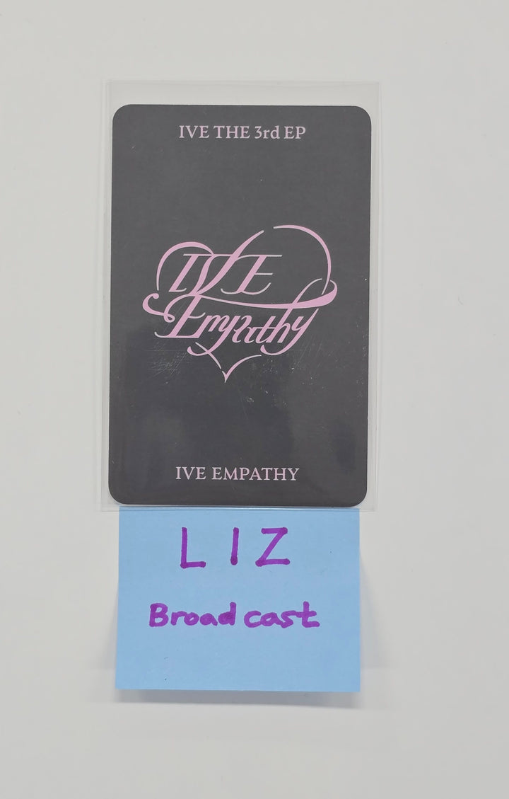 LIZ (Of IVE) "IVE SECRET" - Broadcast Photocard [25.11.18]