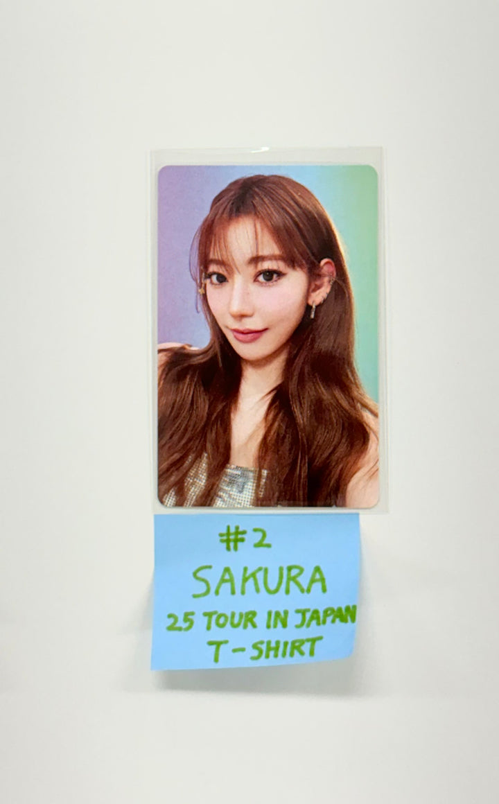 Le Sserafim - 2025 Tour in Japan T-Shirt Photocard [25.11.18]