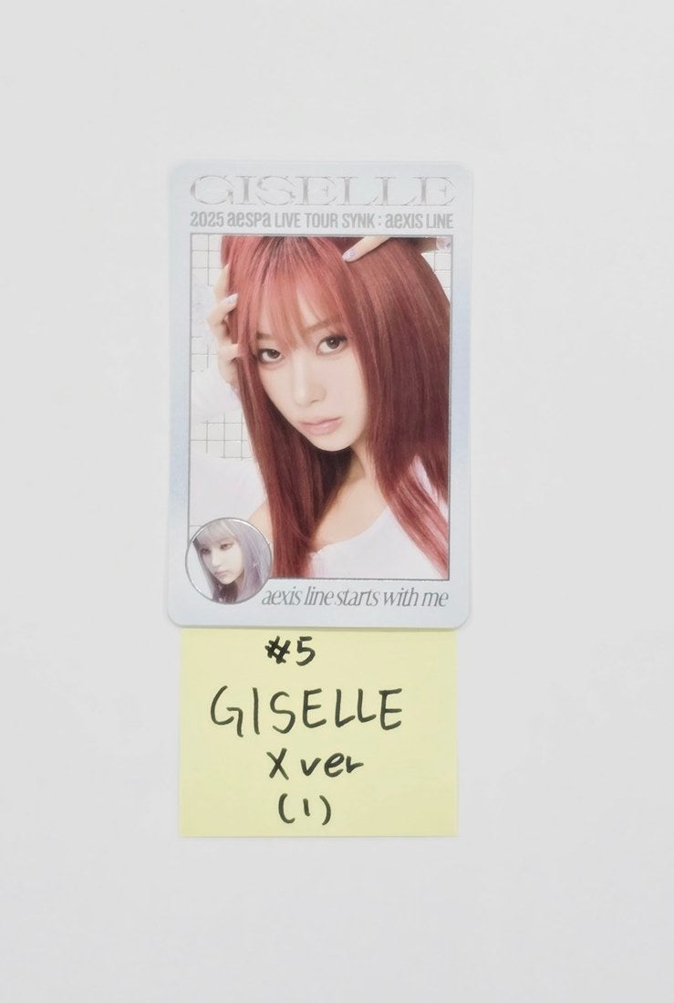 AESPA - "2025 Aespa Live Tour" Trading Photocard (X Ver.) [25.11.18]