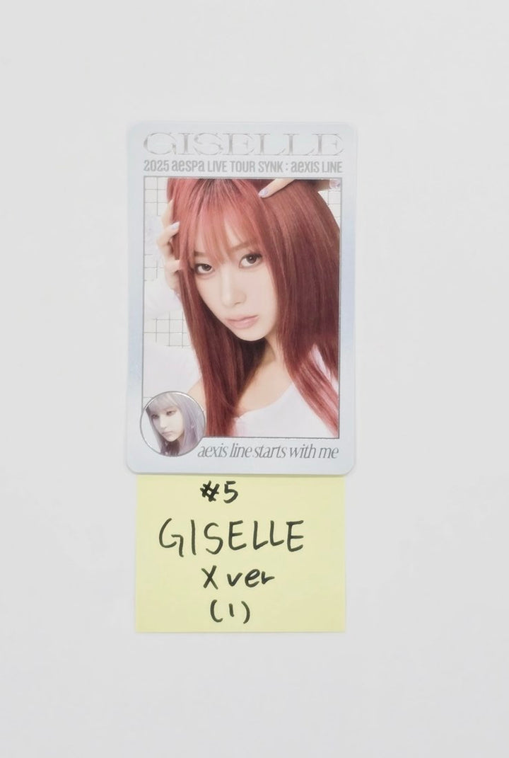 AESPA - "2025 Aespa Live Tour" Trading Photocard (X Ver.) [25.11.18]