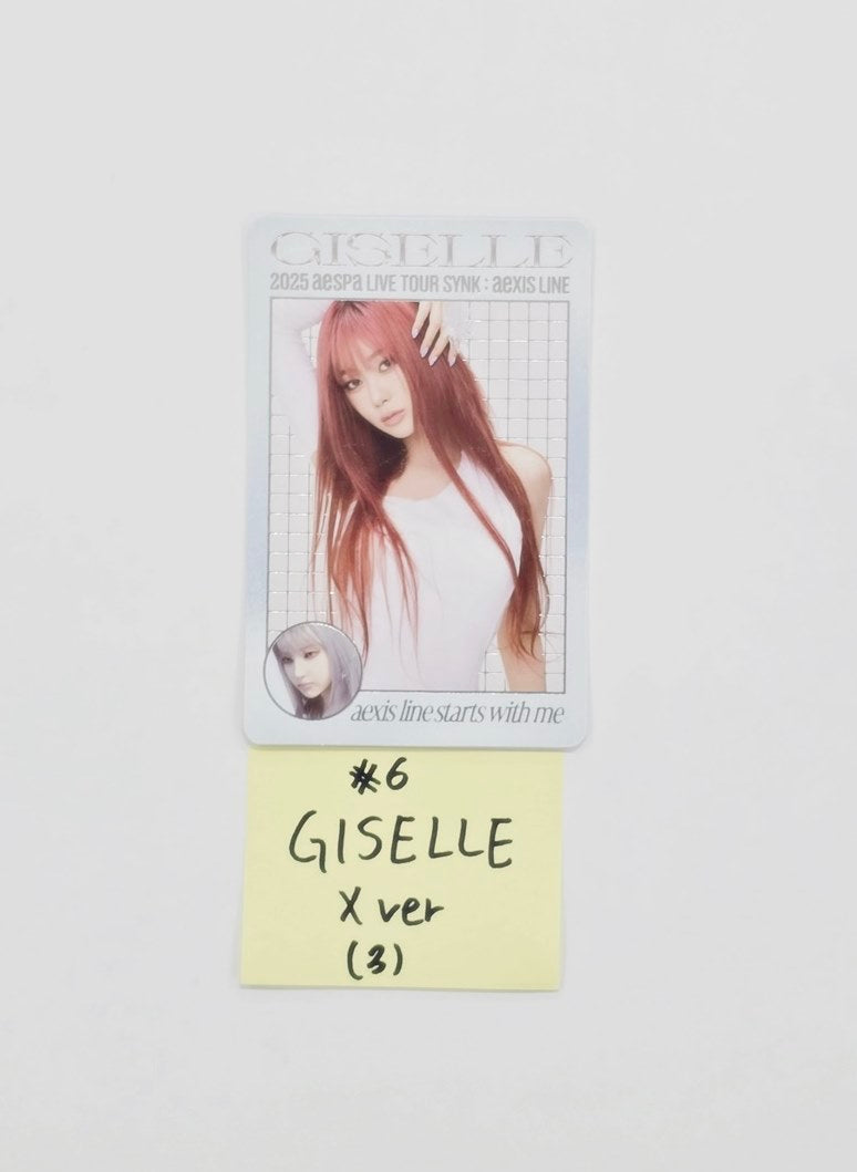 AESPA - "2025 Aespa Live Tour" Trading Photocard (X Ver.) [25.11.18]