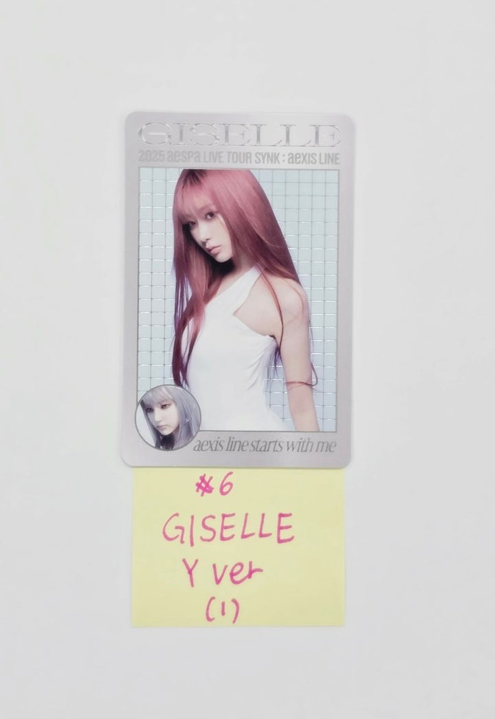 AESPA - "2025 Aespa Live Tour" Trading Photocard (Y Ver.) [25.11.18]