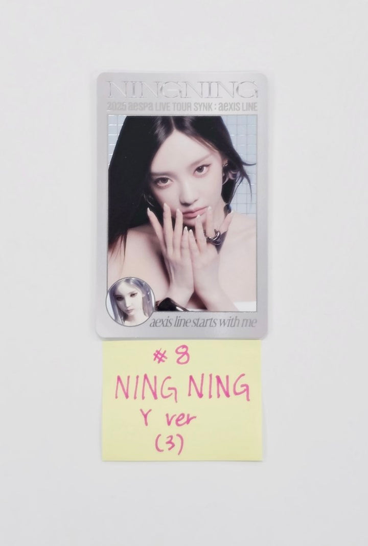 AESPA - "2025 Aespa Live Tour" Trading Photocard (Y Ver.) [25.11.18]