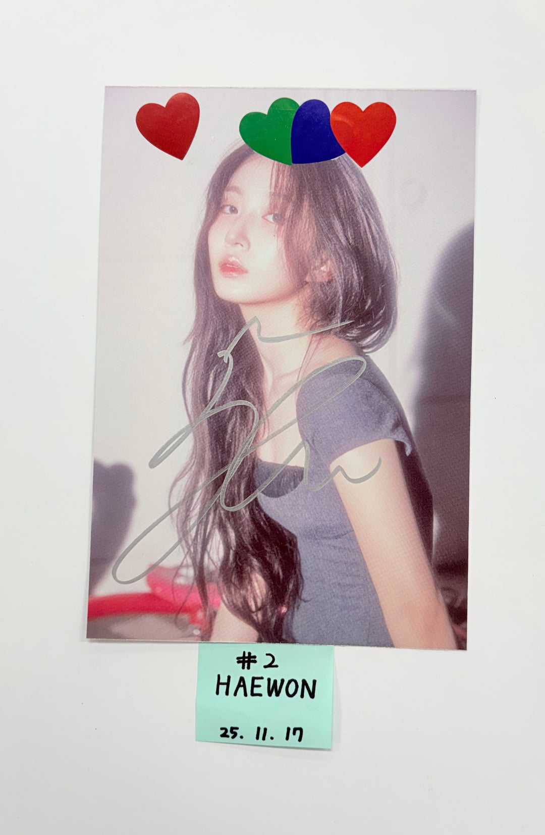 NMIXX "Blue Valentine" - A Cut Page From Fansign Event Album [25.11.19]