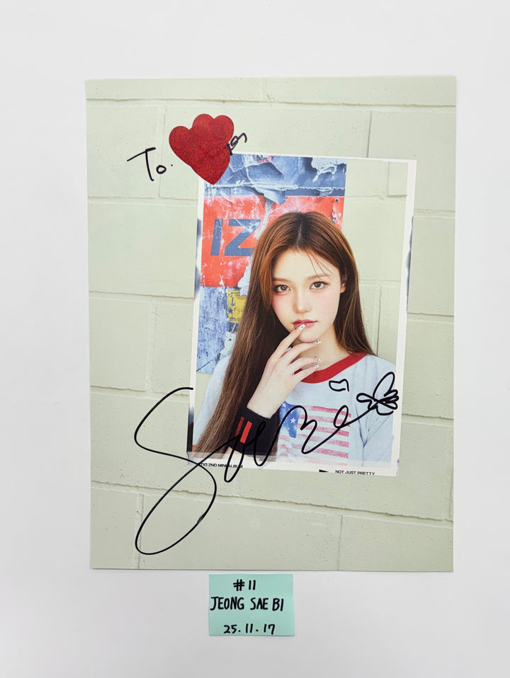 IZNA "Not Just Pretty" - A Cut Page From Fansign Event Album [25.11.19]