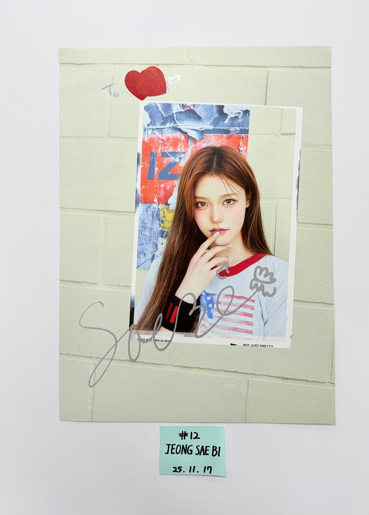 IZNA "Not Just Pretty" - A Cut Page From Fansign Event Album [25.11.19]