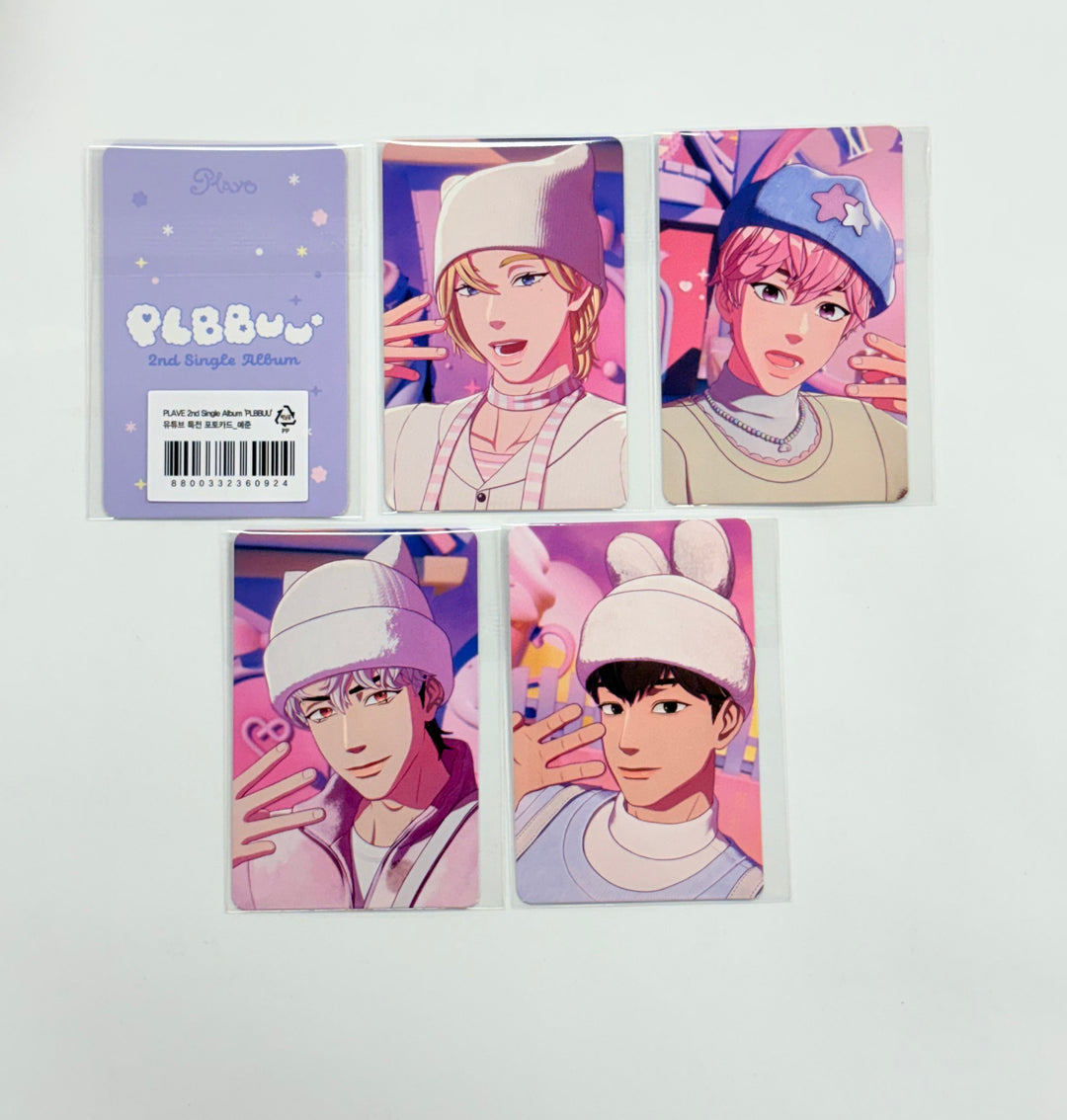 PLAVE 2nd Single Album "PLBBUU" - VLAST Shop YouTube Event Photocard (POCAALBUM Ver.) [25.11.19]