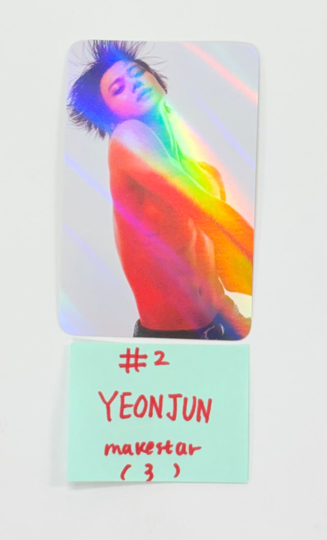 YEONJUN (of TXT) "No Labels : Part 01" - Makestar Pre-Order Benefit Holgram Photocard [25.11.19]