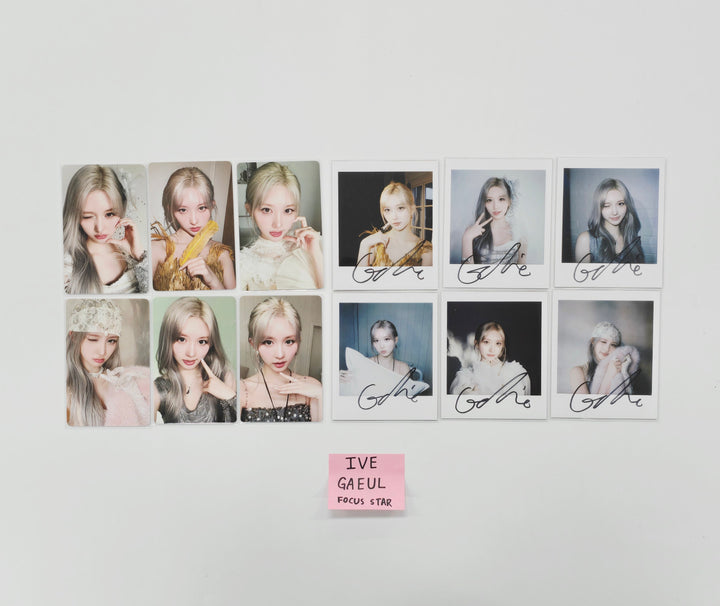 GAEUL (of IVE) - FOCUS STAR 2025.9 China Photocard, Polaroid type Photocard set [25.11.20]