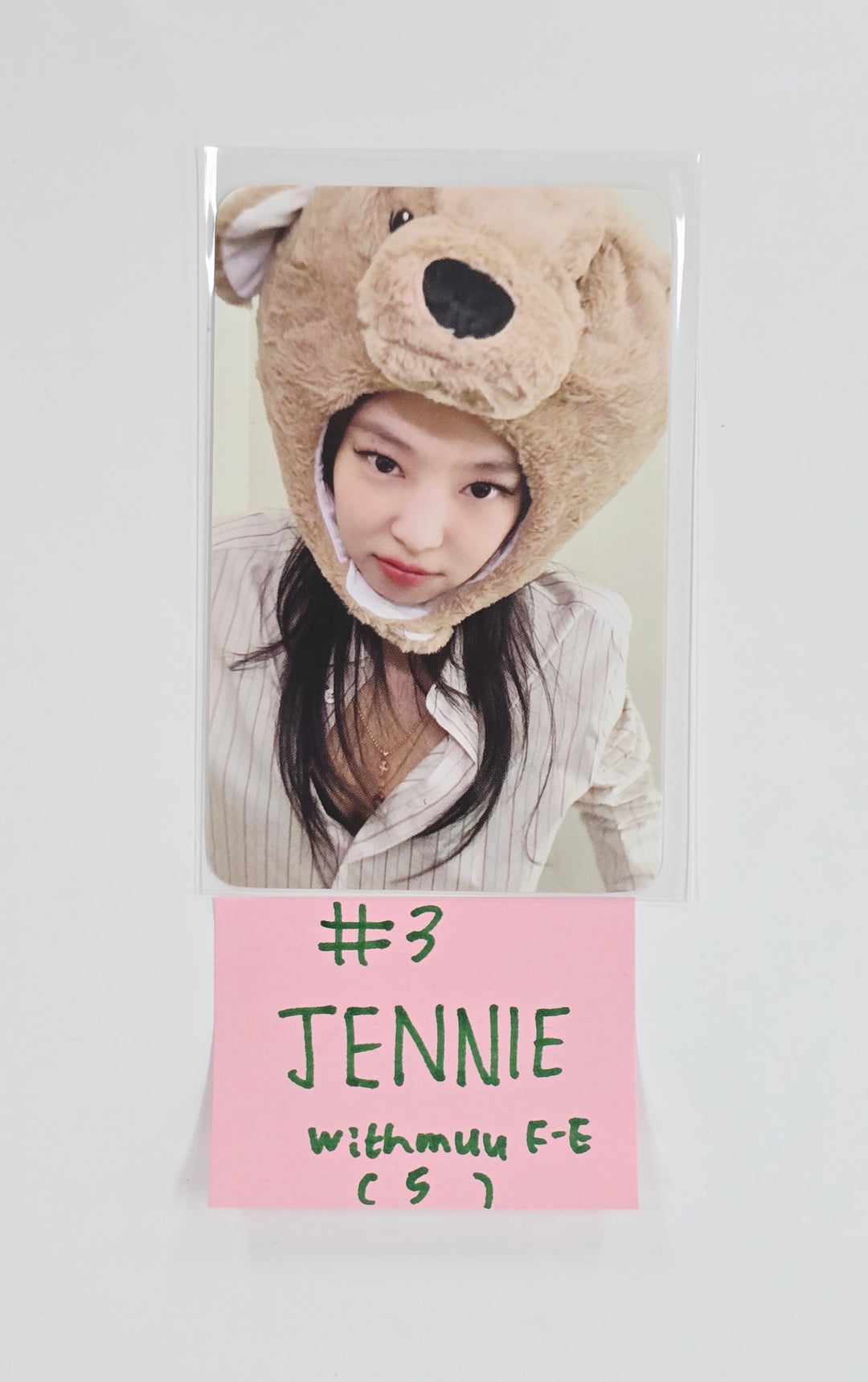 Jennie (Of Black Pink) "Ruby" - Withmuu Fansign Event Photocard [25.11.20]