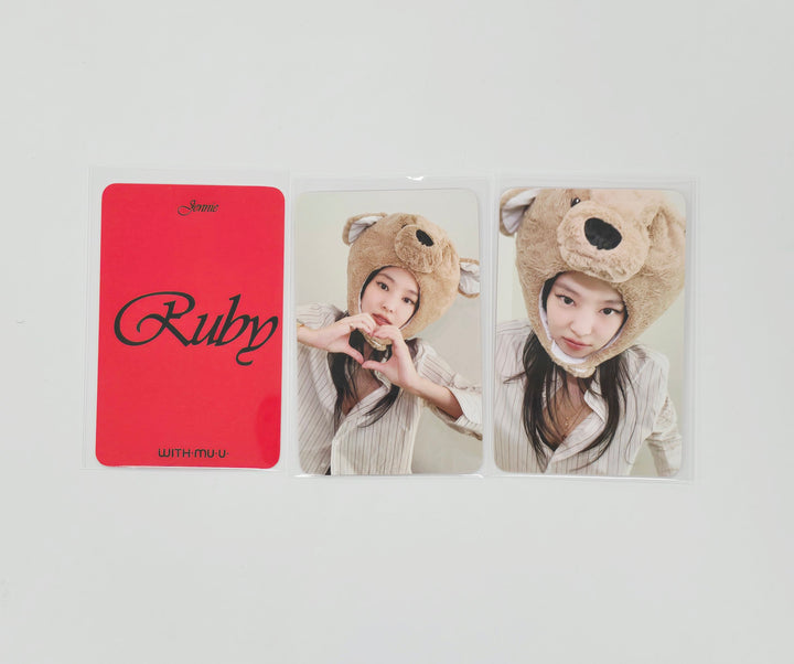 Jennie (Of Black Pink) "Ruby" - Withmuu Fansign Event Photocard [25.11.20]