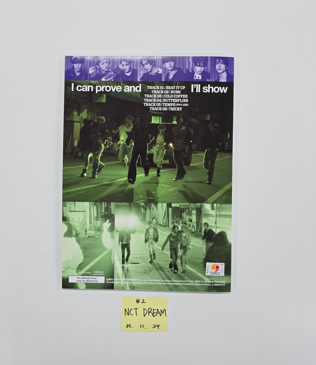 Stray Kids "SKZ IT TAPE 'DO IT'", CLOSE YOUR EYES "Blackout", ALLDAY PROJECT "FAMOUS", Baby DONT Cry "I DONT CARE", NCT DREAM "Beat It Up" - Hand Autographed(Signed) Promo Album [25.11.24]