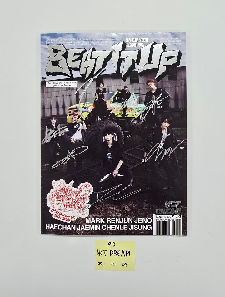 Stray Kids "SKZ IT TAPE 'DO IT'", CLOSE YOUR EYES "Blackout", ALLDAY PROJECT "FAMOUS", Baby DONT Cry "I DONT CARE", NCT DREAM "Beat It Up" - Hand Autographed(Signed) Promo Album [25.11.24]