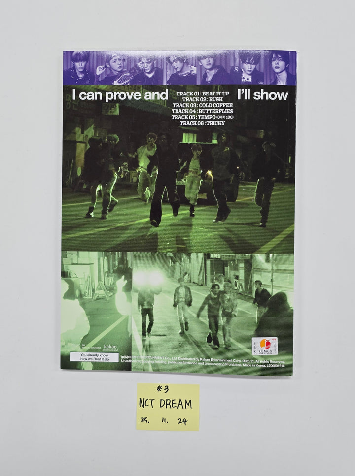 Stray Kids "SKZ IT TAPE 'DO IT'", CLOSE YOUR EYES "Blackout", ALLDAY PROJECT "FAMOUS", Baby DONT Cry "I DONT CARE", NCT DREAM "Beat It Up" - Hand Autographed(Signed) Promo Album [25.11.24]