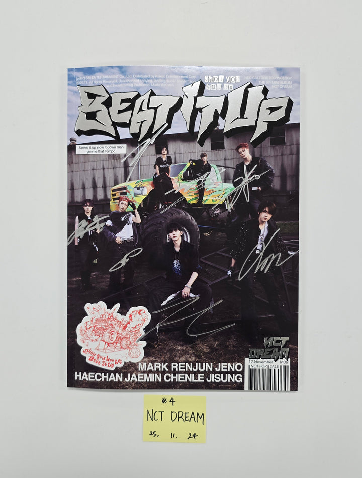 Stray Kids "SKZ IT TAPE 'DO IT'", CLOSE YOUR EYES "Blackout", ALLDAY PROJECT "FAMOUS", Baby DONT Cry "I DONT CARE", NCT DREAM "Beat It Up" - Hand Autographed(Signed) Promo Album [25.11.24]