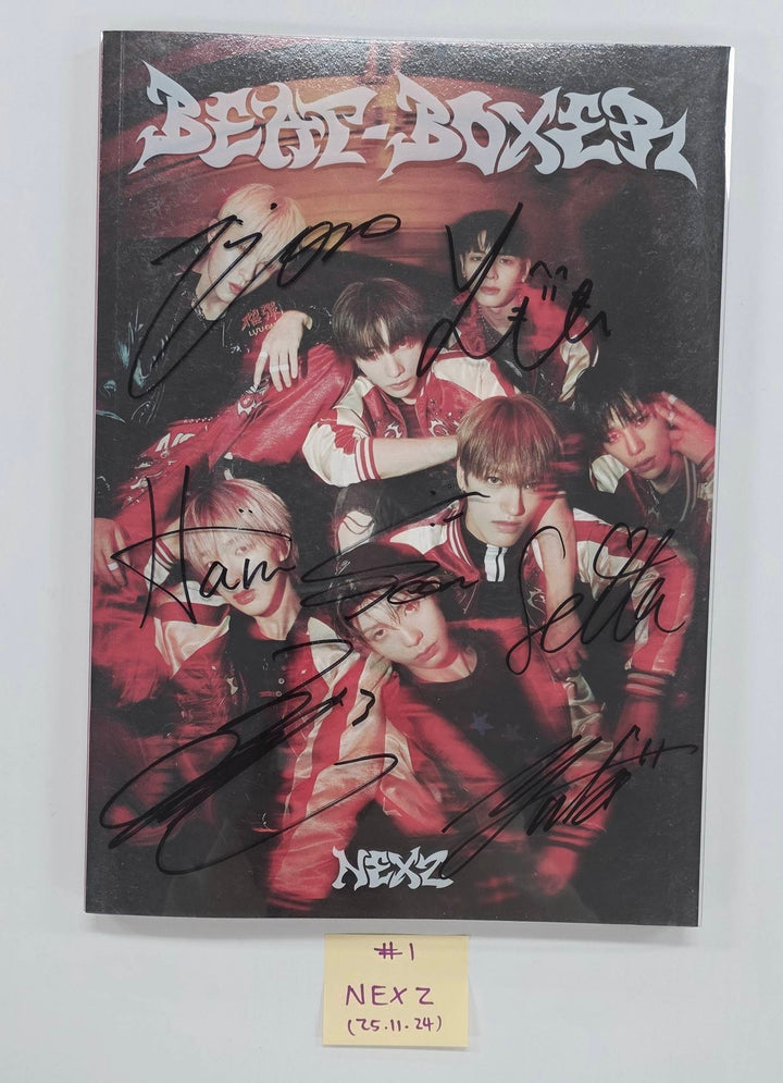 NEXZ "Beat-Boxer" - Hand Autographed(Signed) Promo Album [25.11.24]