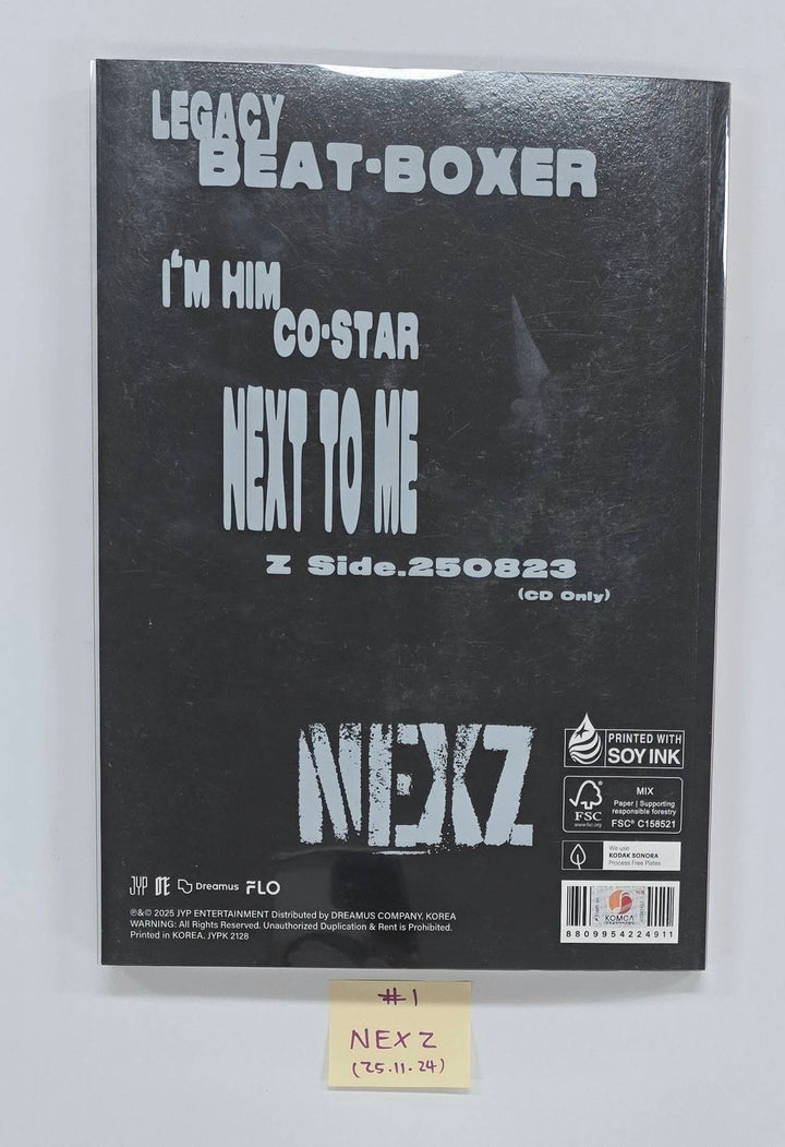 NEXZ "Beat-Boxer" - Hand Autographed(Signed) Promo Album [25.11.24]