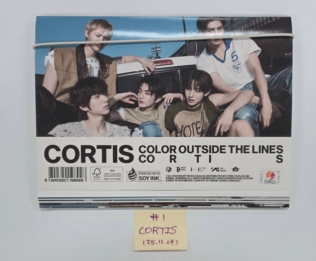 CORTIS "COLOR OUTSIDE THE LINES" - Hand Autographed(Signed) Promo Album [25.11.24]
