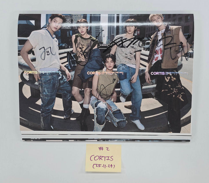 CORTIS "COLOR OUTSIDE THE LINES" - Hand Autographed(Signed) Promo Album [25.11.24]