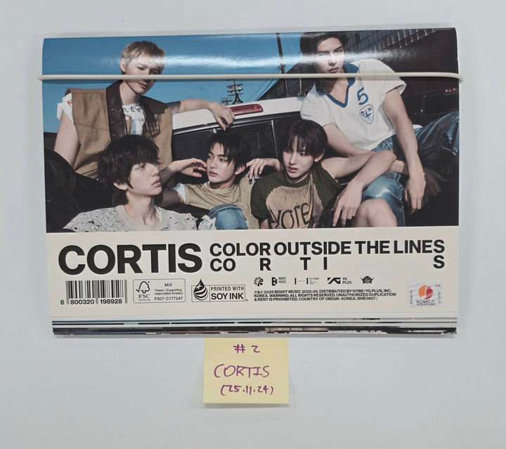 CORTIS "COLOR OUTSIDE THE LINES" - Hand Autographed(Signed) Promo Album [25.11.24]