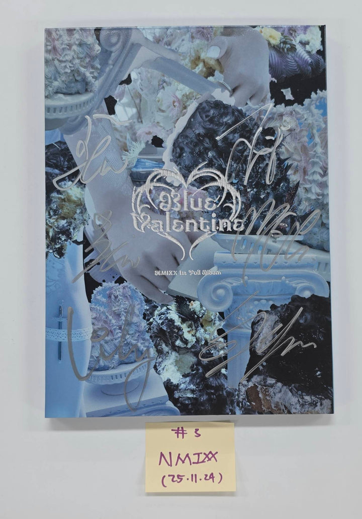 NMIXX "Blue Valentine" - Hand Autographed(Signed) Promo Album [25.11.24]