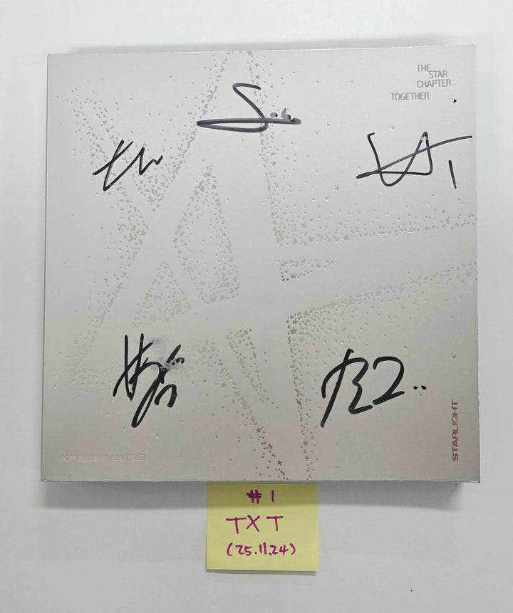 TXT "Star Chapter: Together" - Hand Autographed(Signed) Promo Album [25.11.24]